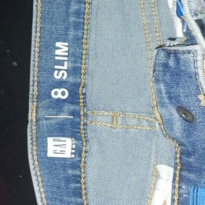 Gap Girls Blue Denim Size 8 Slim